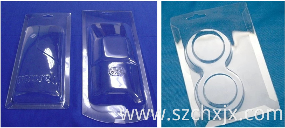 Blister folding machine moulds and samples